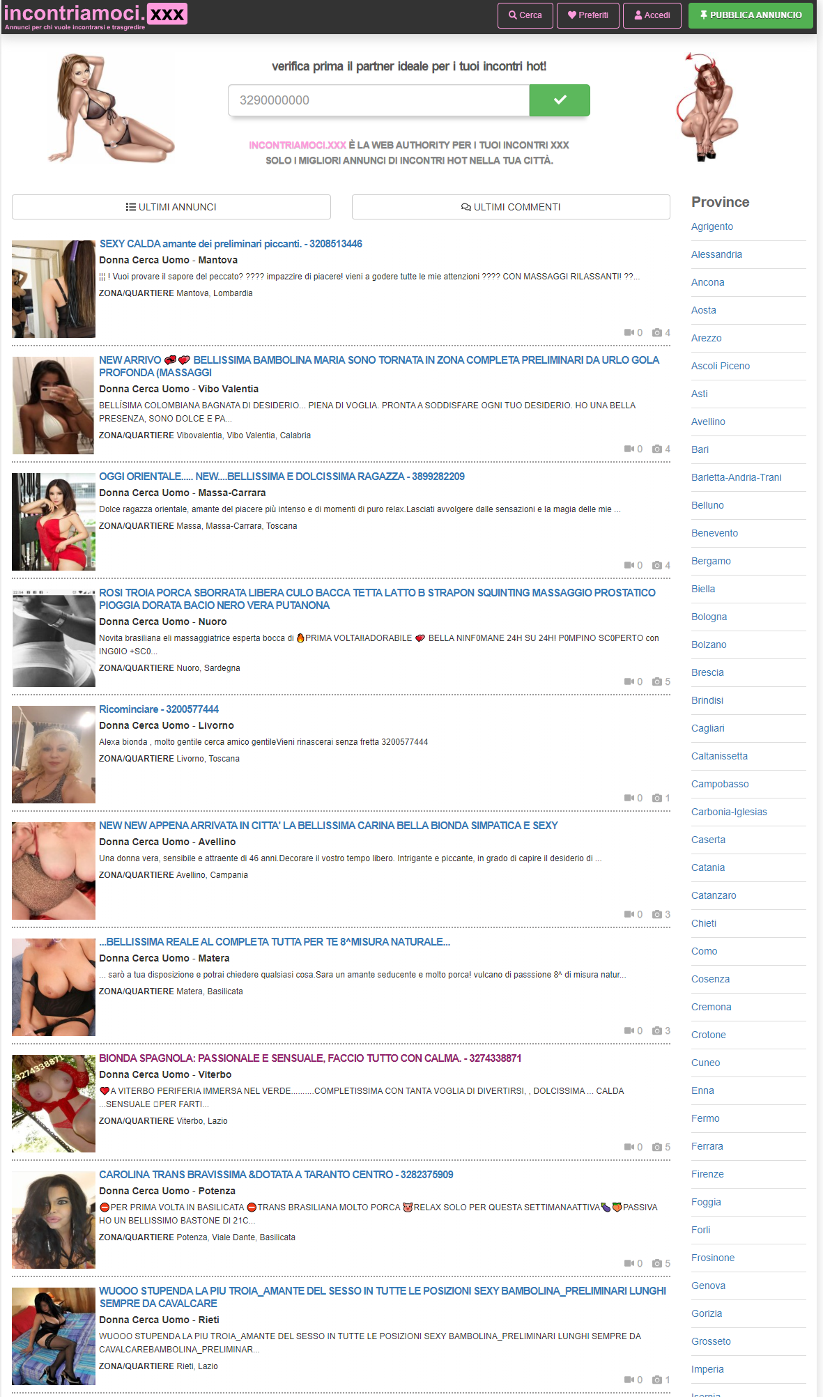 Annunci top escort